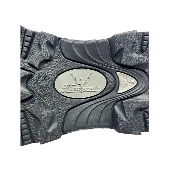 Thorogood Mens 8" Stealth Combat Boots Black Leather Side Zip Lace Up 12 M New - Picture 10 of 12